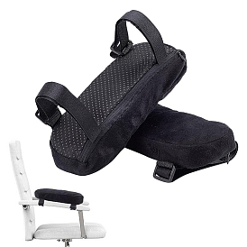 Housse polyester, avec de la mousse, trouvaille en plastique, pour accoudoirs de chaise de bureau, housse de fauteuil
