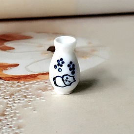 Cat Pattern Mini Resin Cups, Micro Landscape Dollhouse Accessories, Pretending Prop Decoration