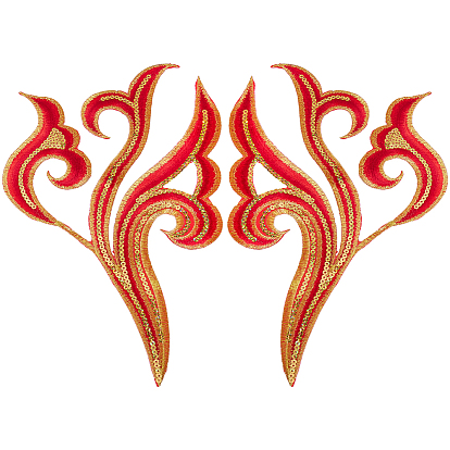 2шт. нашивки с компьютерной вышивкой на ткани с изображением облаков, которые можно пришивать/приклеивать утюгом., аксессуары для костюма, аппликация