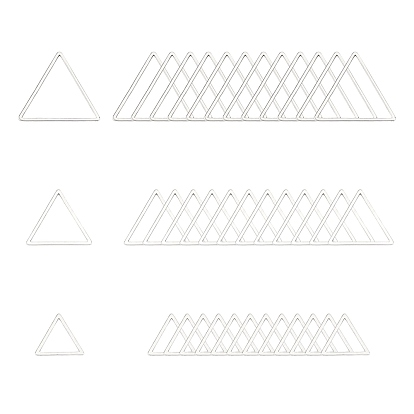 304 acier inoxydable reliant bagues, triangle