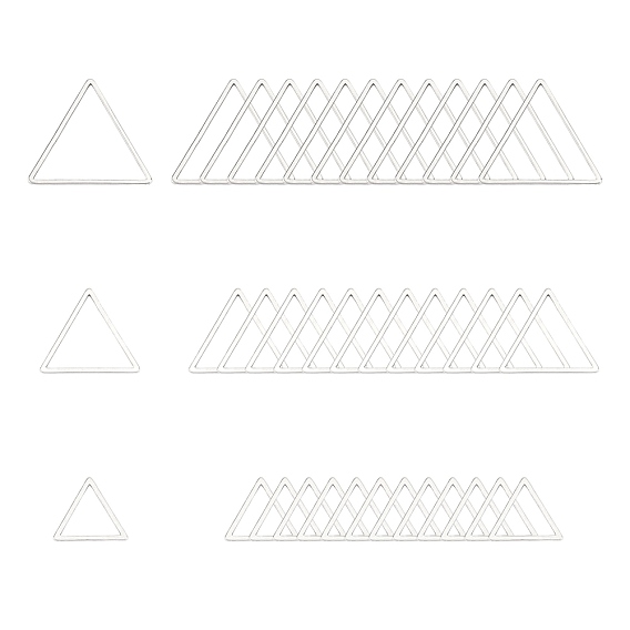 304 Stainless Steel Linking Rings, Triangle