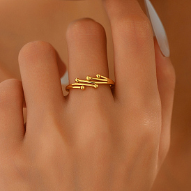925 Sterling Silver Multi-layer Bead Finger Rings for Women