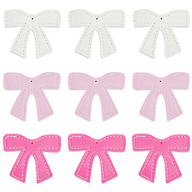 18шт 3 цвета кулоны из искусственной кожи, bowkont