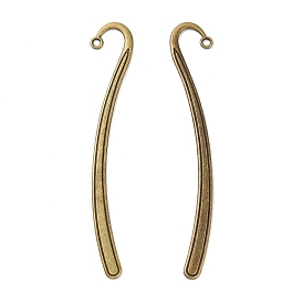 Закладки тибетского стиля, без кадмия, без никеля и без свинца, 125x7x2 мм, отверстие : 3 мм