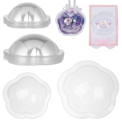 40 шт. 2 стили прозрачная упаковочная коробка из ПВХ, сердце / звезда