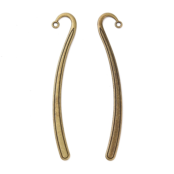 Закладки тибетского стиля, без кадмия, без никеля и без свинца, 125x7x2 мм, отверстие : 3 мм