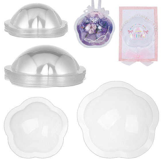 40 шт. 2 стили прозрачная упаковочная коробка из ПВХ, сердце / звезда