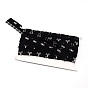 Steel Hook Buckles, with Cotton & Lace, Flat