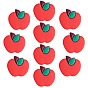 10 шт силиконовые бусины, изготовление ожерелий и браслетов своими руками, яблоко