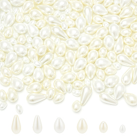 160 шт 6 стиль стеклянные жемчужные бусины, слеза