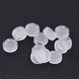  Comfort Plastic Pads for Clip on Earrings, Anti-Pain, Clip on Earring Cushion