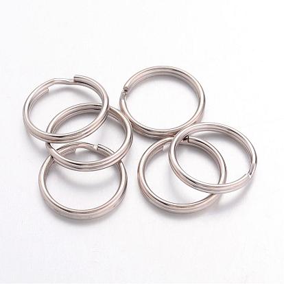 Iron Split Key Rings, Double Loops Jump Rings