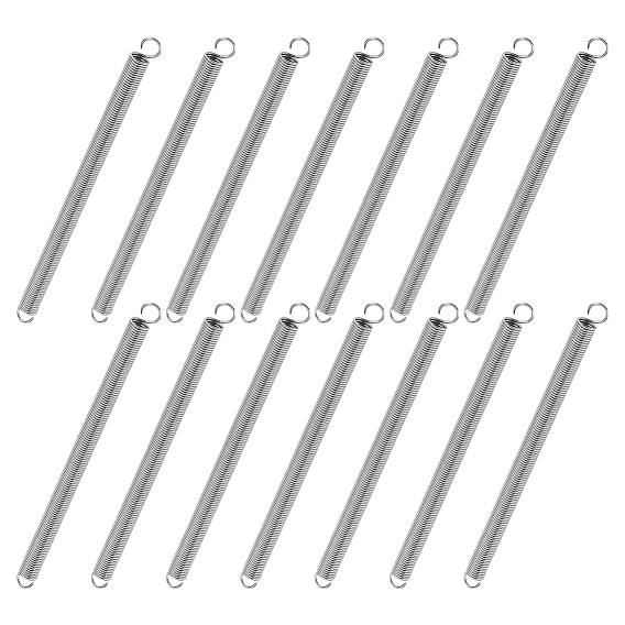 14шт. 304 пружина растяжения из нержавеющей стали с двойным крючком