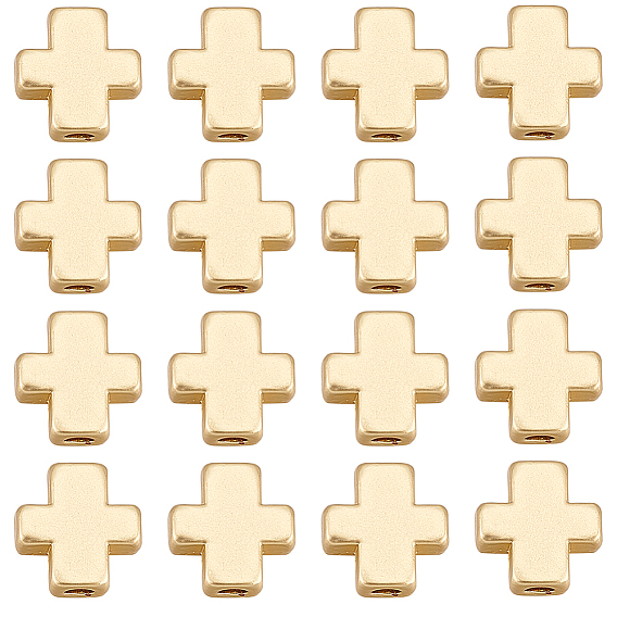 50 бусины из сплава шт., крестик, без свинца, без никеля и без кадмия