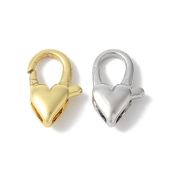 Карабин-лобстеры, латунные, стойки покрытие, долговечный, без свинца и без кадмия, сердце