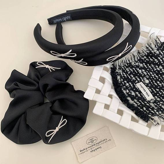 Ткань ленты для волос, аксессуары для волос для женщин и девочек