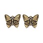 Сплавочные подвески тибетского стиля, бабочка, без кадмия и без свинца
