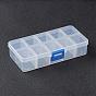 Organizer Storage Plastic Box, Adjustable Dividers Boxes, Rectangle