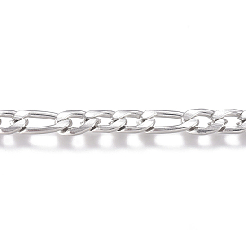 201 Stainless Steel Chain, Figaro Chains, Unwelded