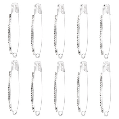 Железные булавки со стразами для одежды