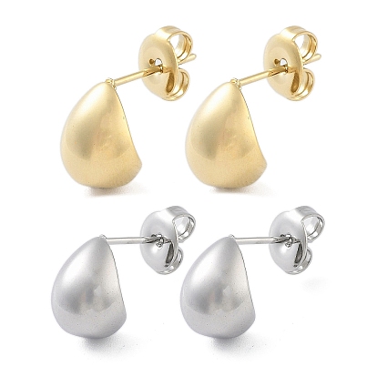 304 из нержавеющей стали серьги, слеза