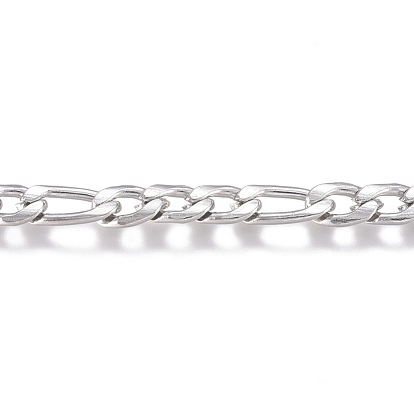 201 Stainless Steel Chain, Figaro Chains, Unwelded