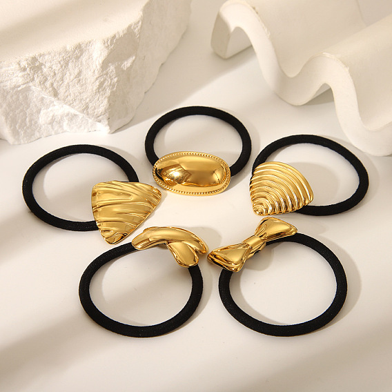 Эластичные резинки для волос из нержавеющей стали для женщин и девочек, резинки для волос/аксессуары для волос