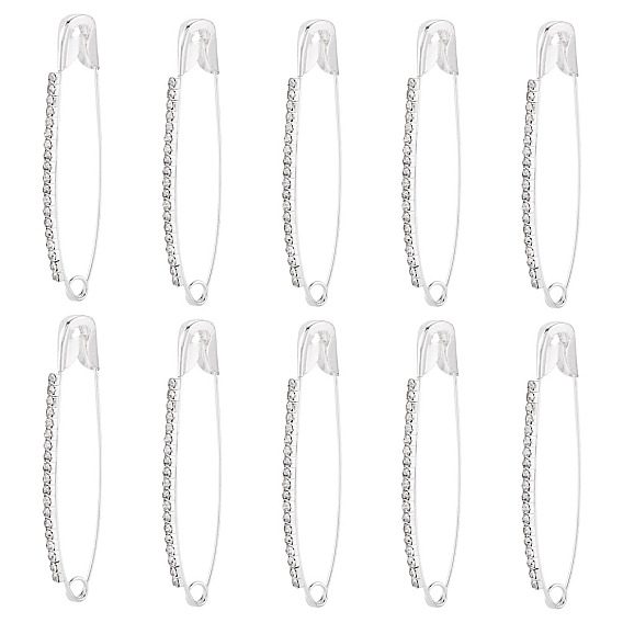 Железные булавки со стразами для одежды