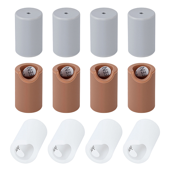 12 шт. 3 цвета самоклеящиеся силиконовые мебельные уголки, угловой протектор, колонка