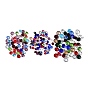 Glass Rhinestone Cabochons, Pointed Back, Faceted, Round