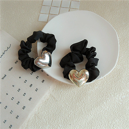Sweetheart Bow Hair Accessories for Girls - Fabric Hairband for Ponytail, Cute and Stylish.