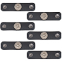 6Pcs PU Leather with Alloy Scarf Clips