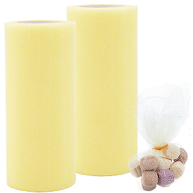 Декоративные сетчатые полиэфирные ленты, тюль ткань, Тюль-рулонная ткань для юбки