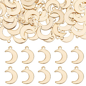 100 шт. 304 подвески из нержавеющей стали, луна