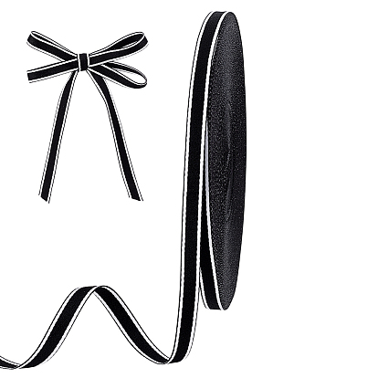 50 лента из полиэстера в ярдах, плоский с узором в полоску