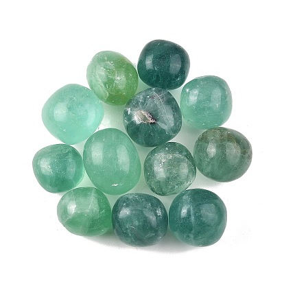 Природный бисером флюорита, обваленные камни, нет отверстий / незавершенного, самородки