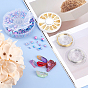 Olycraft DIY Crystal Epoxy Resin Material Filling Kits, with UV Gel Nail Art Tinfoil & Glitter, Gemstone Chip Beads, Acrylic Pearl, Copper Wire