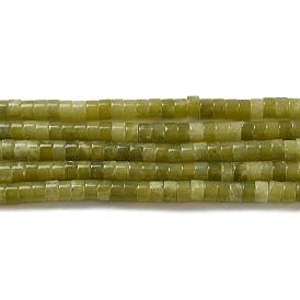 Natural Xinyi Jade/Chinese Southern Jade Beads Strands, Disc, Heishi Beads
