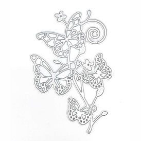 Butterfly Pattern Carbon Steel Cutting Dies Stencils, for DIY Scrapbooking, Photo Album, Decorative Embossing Paper Card