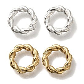 Brass Linking Rings, Cadmium Free & Lead Free, Twisted Ring