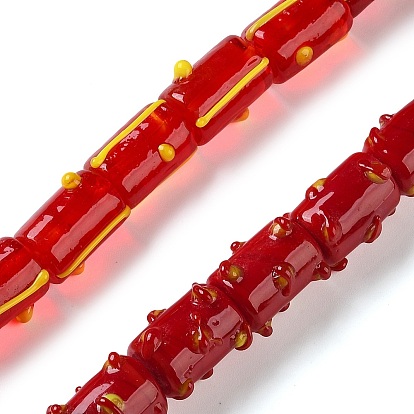 Бусины лэмпворк , ухабистая колонна