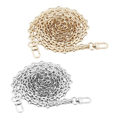 Цепные ремни, с железными поперечными цепями и поворотными застежками из сплава, для замены ремней для мешков