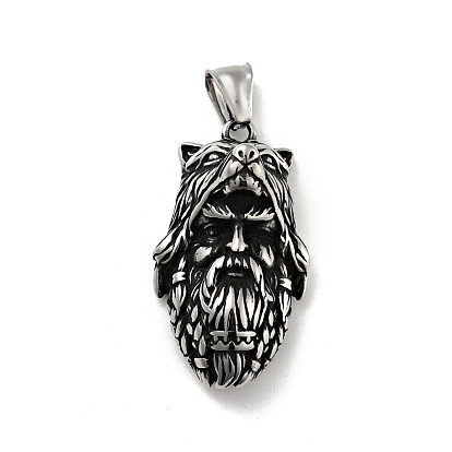 304 Stainless Steel Pendants, Human