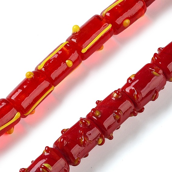 Бусины лэмпворк , ухабистая колонна