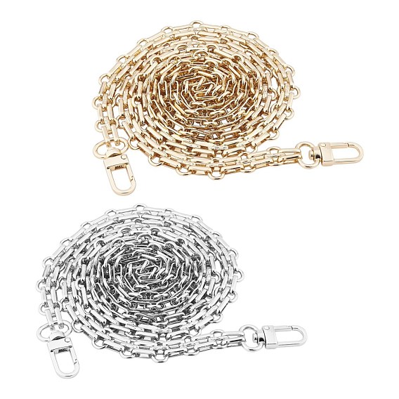 Цепные ремни, с железными поперечными цепями и поворотными застежками из сплава, для замены ремней для мешков