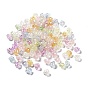 UV Plating Acrylic Beads, Iridescent, Luminous Glow in the Dark