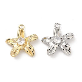 Латунные микро проложить кубического циркония подвески, 