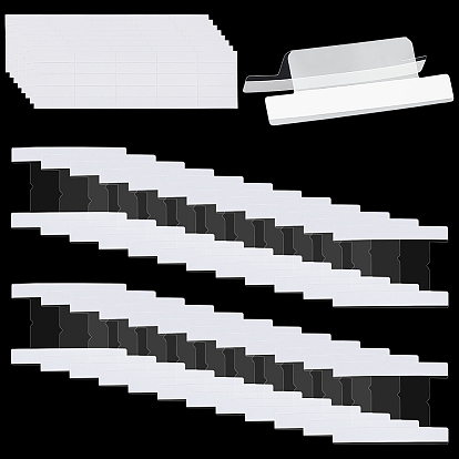 8 листы бумаги пустая карточка, с 150шт. самоклеящихся индексных вкладышей из ПВХ