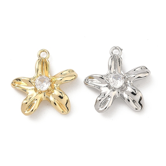 Латунные микро проложить кубического циркония подвески, 