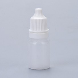 Frascos cuentagotas de plástico, botella recargable con tapones, para gotas para los oídos, aceites esenciales y varios líquidos